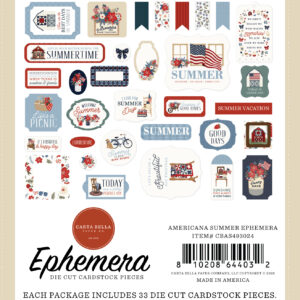 Carta Bella Americana Summer Ephemera