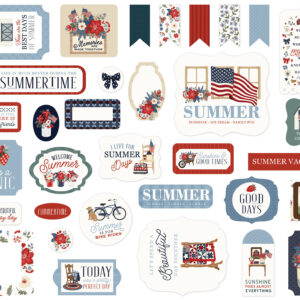 Carta Bella Americana Summer Ephemera