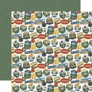 Echo Park It's Time Travel 12X12 Traveling Patches