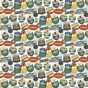 Echo Park It's Time Travel 12X12 Traveling Patches