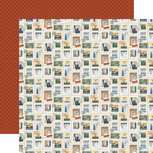 Echo Park It’s Time Travel 12X12 Anywhere Stamps Echo Park It's Time Travel 12X12 Anywhere Stamps