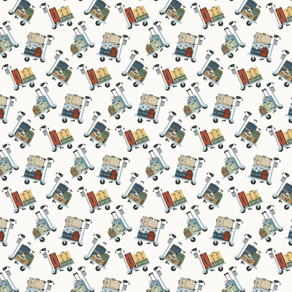 Echo Park It's Time Travel 12X12 Luggage Carts
