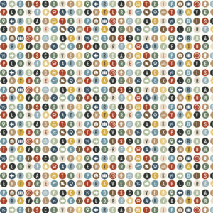 Echo Park It's Time Travel 12X12 Let's Go Letters
