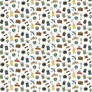 Echo Park It's Time Travel 12X12 Essentials For the Trip