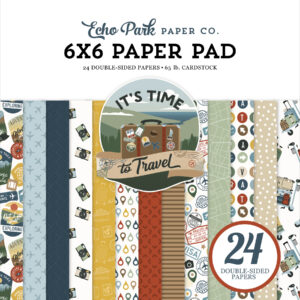 Echo Park It's Time To Travel 6X6 Paper Pad