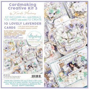 Mintay Cardmaking Creative Kit 3 Lovely Lavender Cards