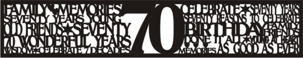 Petticoat Parlor Birthday Border 70