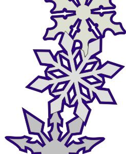 Petticoat Parlor Snowflake Border
