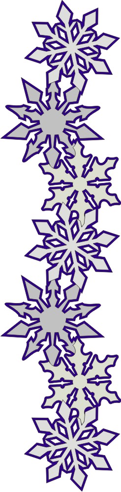 Petticoat Parlor Snowflake Border