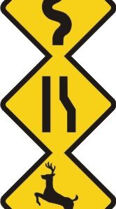 Petticoat Parlor Road Signs Border
