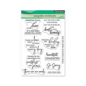 Penny Black Clear Sympathy Sentiments