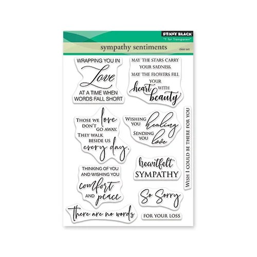 Penny Black Clear Sympathy Sentiments