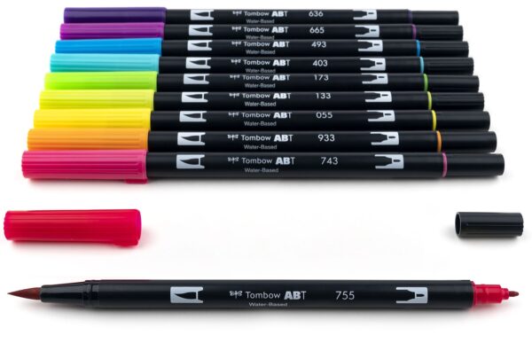 TOMBOW DUAL BRUSH SET BRIGHT