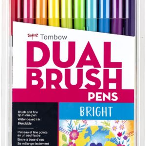 TOMBOW DUAL BRUSH SET BRIGHT
