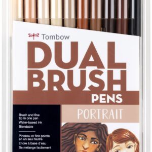 TOMBOW DUAL BRUSH PENS PORTRAIT PALETTE