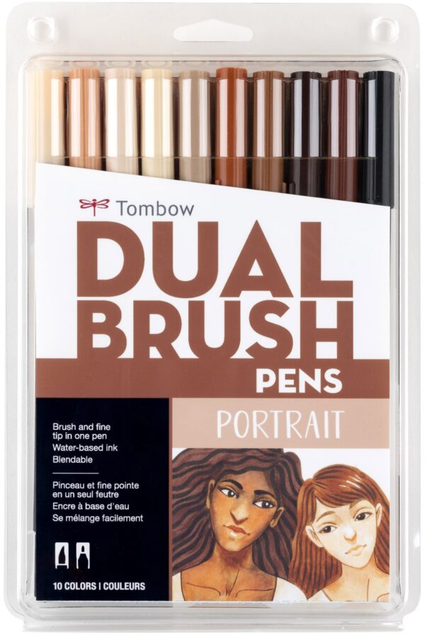 TOMBOW DUAL BRUSH PENS PORTRAIT PALETTE