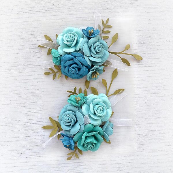 LITTLE BIRDIE FLOWERS ARION AQUA MEDLEY