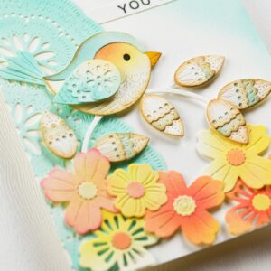 Poppy Stamps Stamps Die Nordic Petalpoint Bird