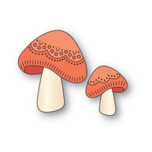 Poppy Stamps Stamps Die Nordic Swirl Mushrooms