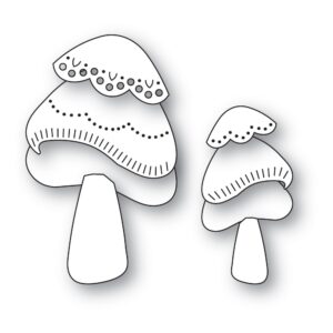 Poppy Stamps Stamps Die Nordic Swirl Mushrooms