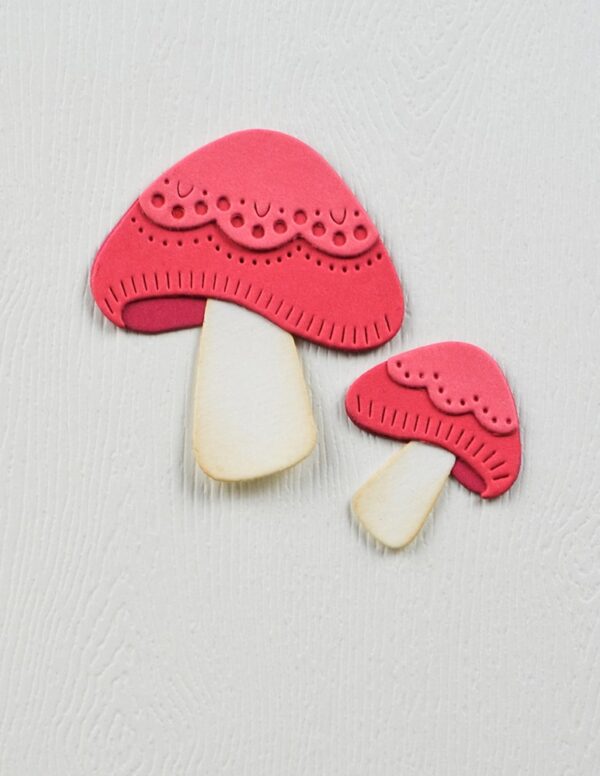 Poppy Stamps Stamps Die Nordic Swirl Mushrooms