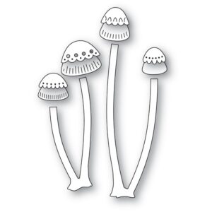 Poppy Stamps Stamps Die Nordic Long Stem Mushrooms