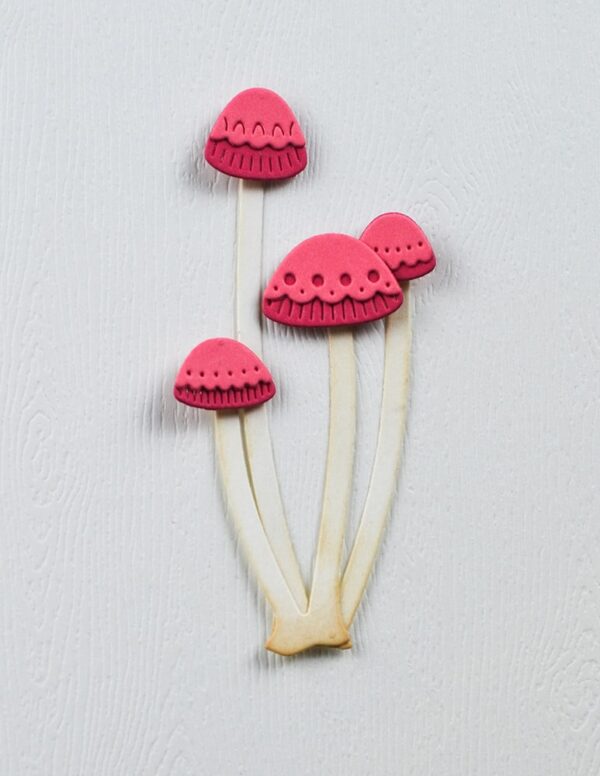 Poppy Stamps Stamps Die Nordic Long Stem Mushrooms