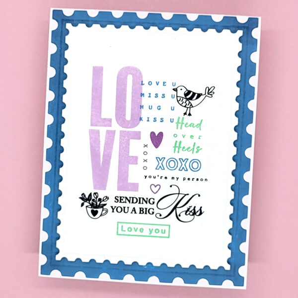 LDRS Stamp About Love Collage