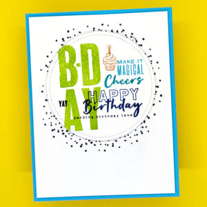 LDRS Stamp About Bday Collage