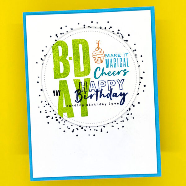 LDRS Stamp About Bday Collage