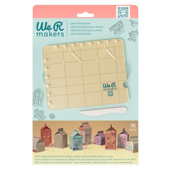 WE R MAKERS CARTON STAMP BOARD
