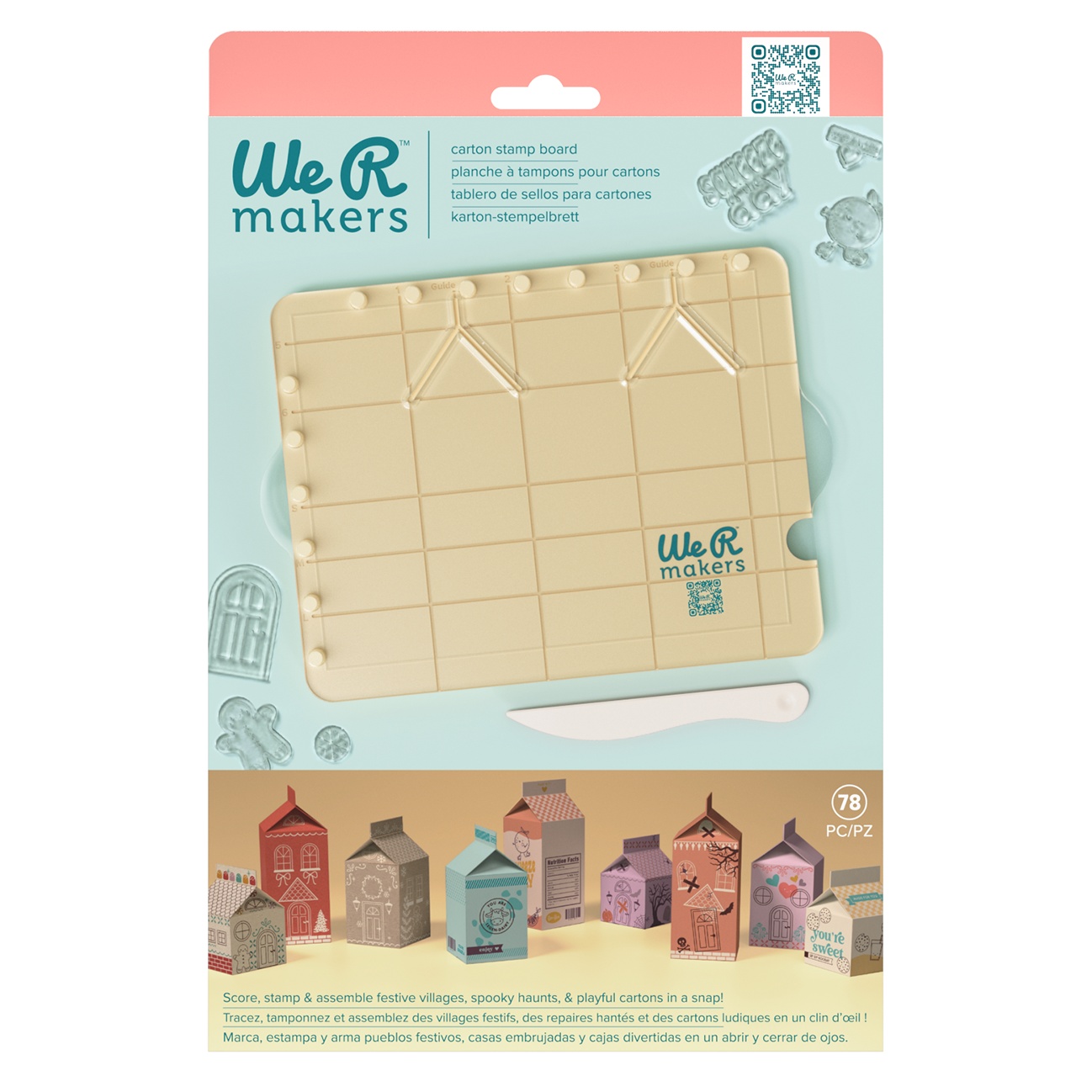 WE R MAKERS CARTON STAMP BOARD