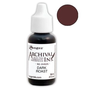 Ranger Archival Ink Refill Dark Roast