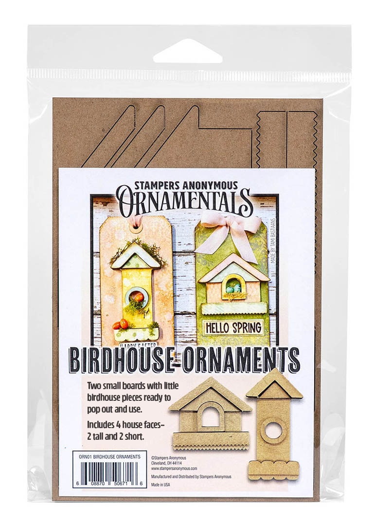 Art Gone Wild Ornamentals Birdhouse Ornaments