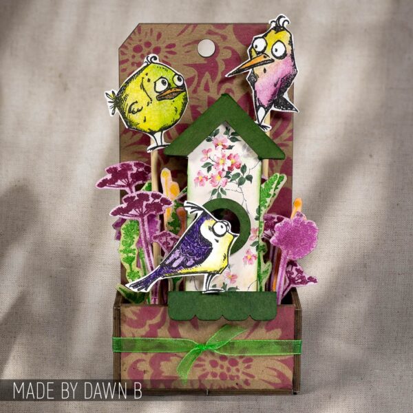 Art Gone Wild Ornamentals Birdhouse Ornaments
