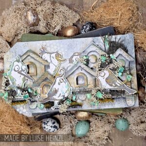 Art Gone Wild Ornamentals Birdhouse Ornaments
