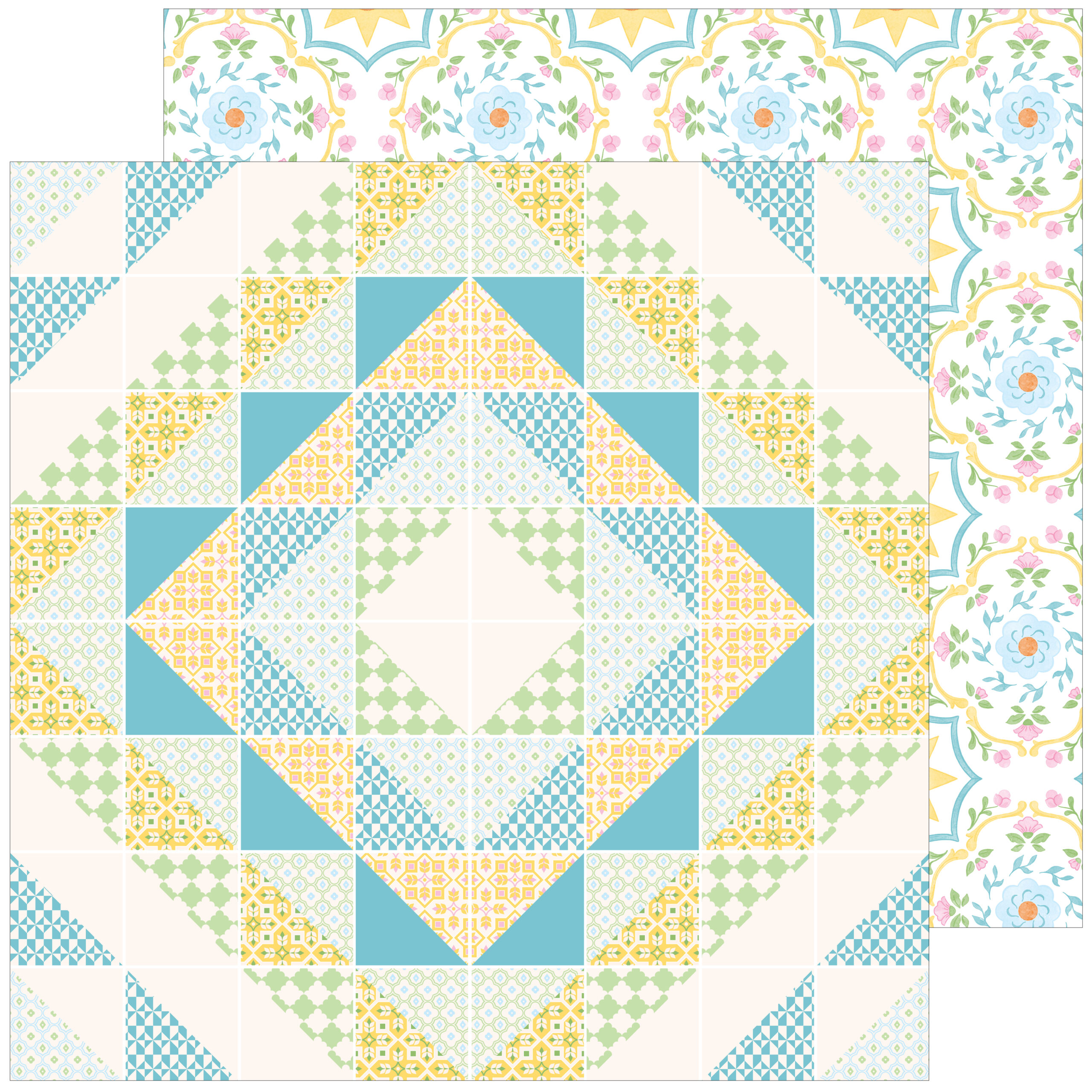 Pinkfresh Crafted Moments 12X12 Stay Present