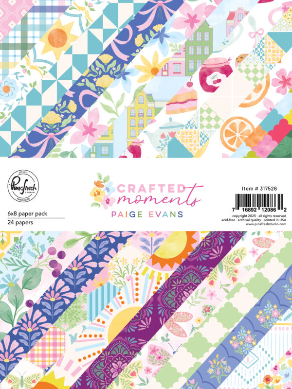 Pinkfresh Crafted Moments 6X8 Paper Pack