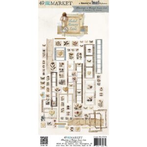 49 & Market Faded Memory Lane Filmstrip & Postage Laser Cuts