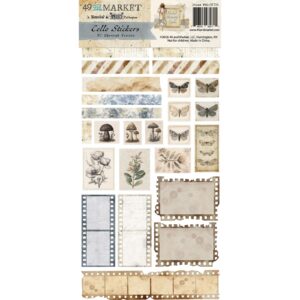 49 & Market Faded Memory Lane Cello Stickers