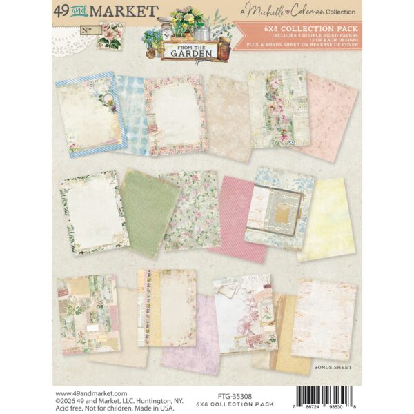 49 & Market From the Garden 6X8 Paper Pack