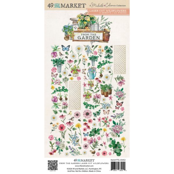 49 & Market From the Garden Wildflower Laser Cuts