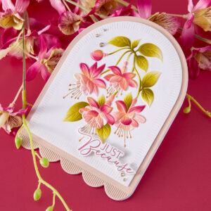 Spellbinders Magical Fuchsia 3D Embossing Folder By Alex Syberia Designs