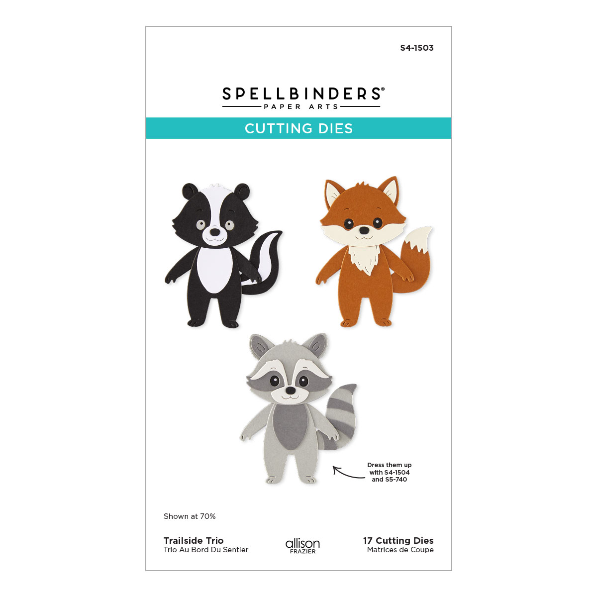 Spellbinders Trailside Trio Etched Dies By Allison Frazier