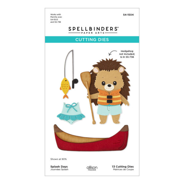 Spellbinders Splash Days Etched Dies By Allison Frazier