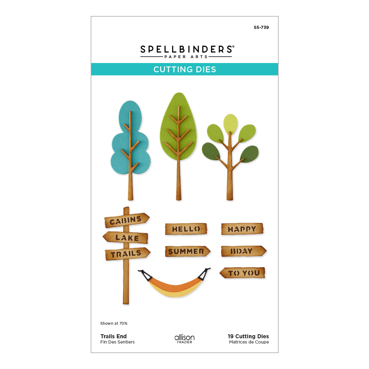 Spellbinders Trails End Etched Diesby Allison Frazier