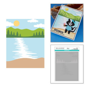 Spellbinders Lakeside Memories Layered Stencil By Allison Frazier