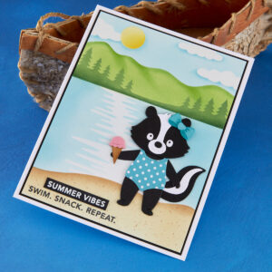 Spellbinders Lakeside Memories Layered Stencil By Allison Frazier