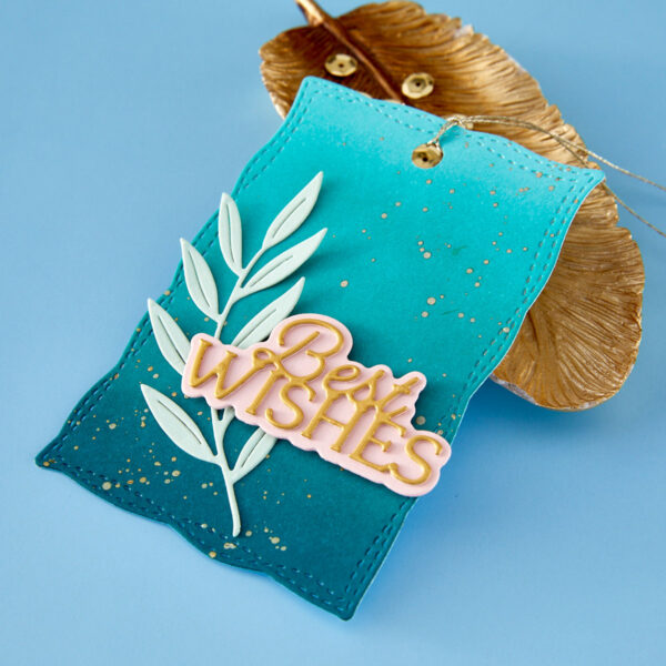 Spellbinders Layered Best Wishes Etched Dies