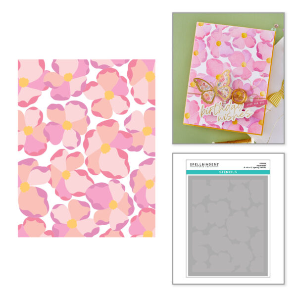 Spellbinders Petal Burst Layered Stencil